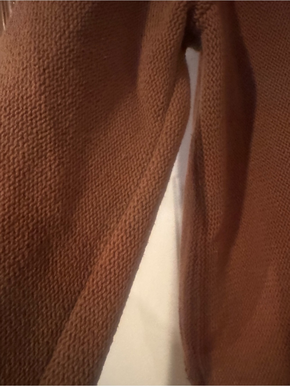 Brown V-Neck Button Cardigan Sweater - Picture 5 of 7